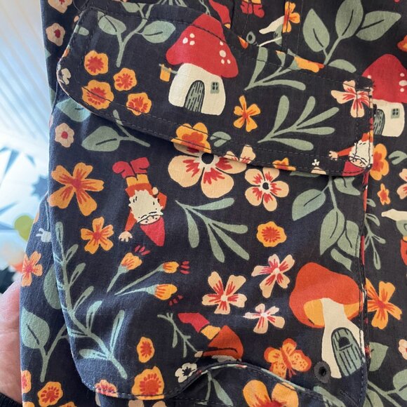 Floral Print Women's Jumpsuit - Picture 3 of 5